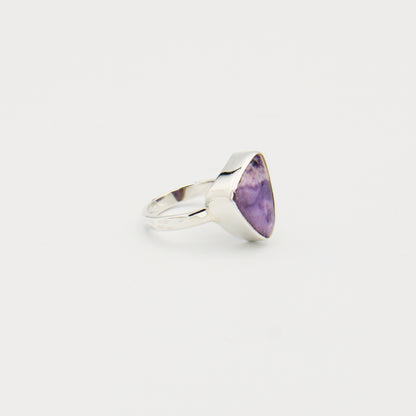 Tiffany Jasper Wedge Sterling Ring Size 10