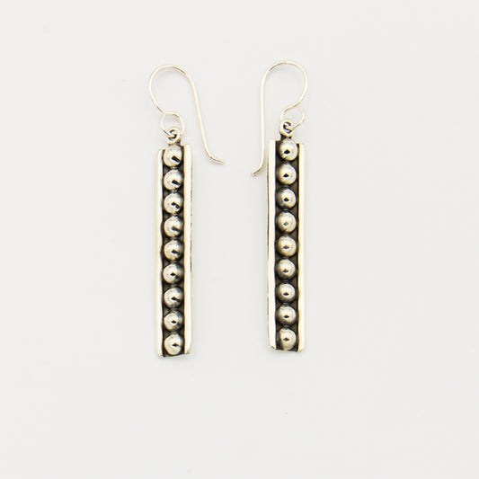 Sterling Silver Bar Earrings