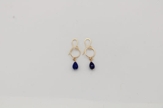Kyanite Petite Drop GF Earrings