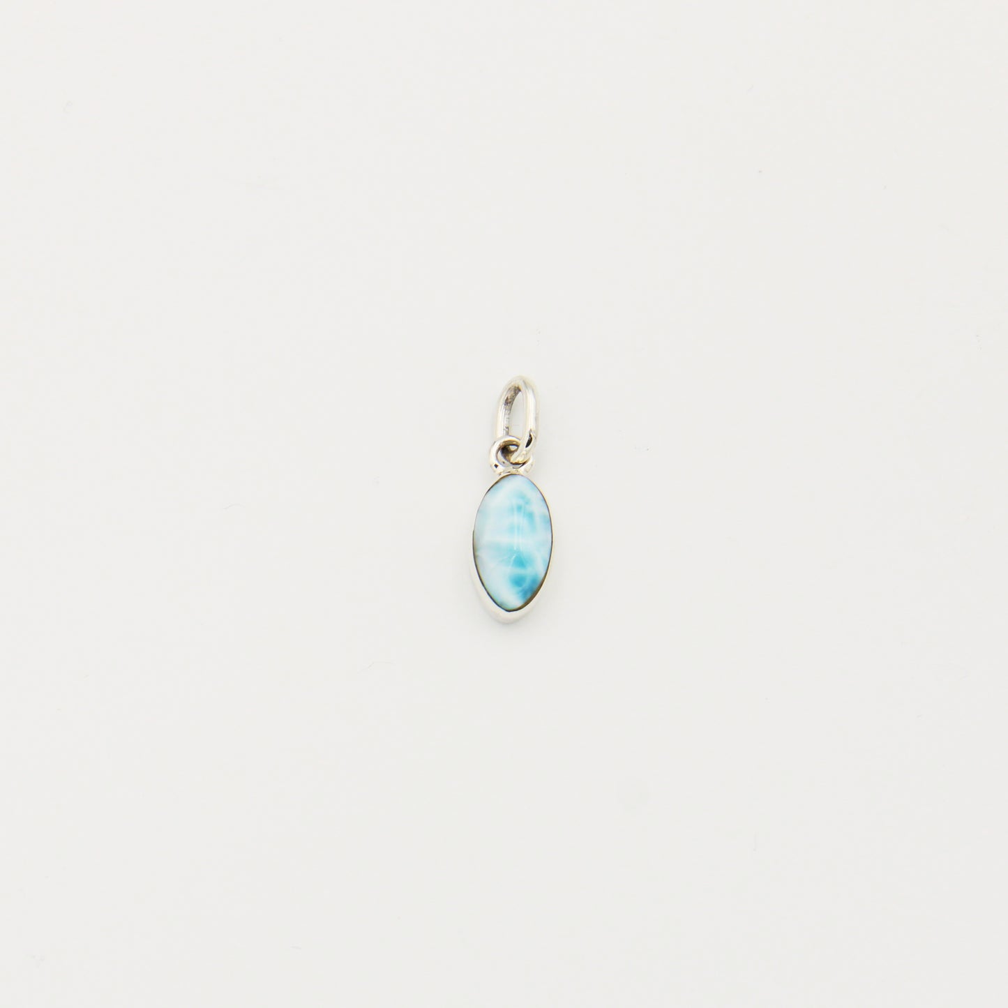 Larimar Marquis Small Sterling Pendant