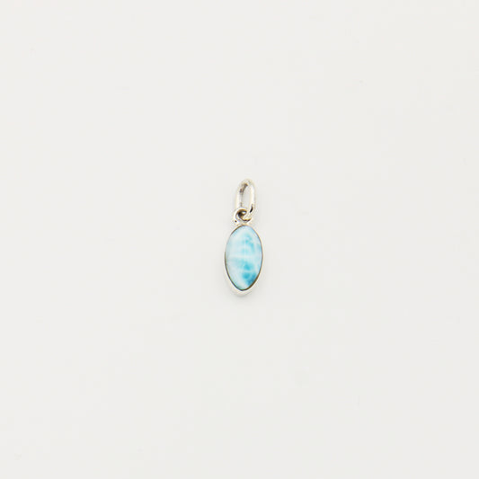 Larimar Marquis Small Sterling Pendant