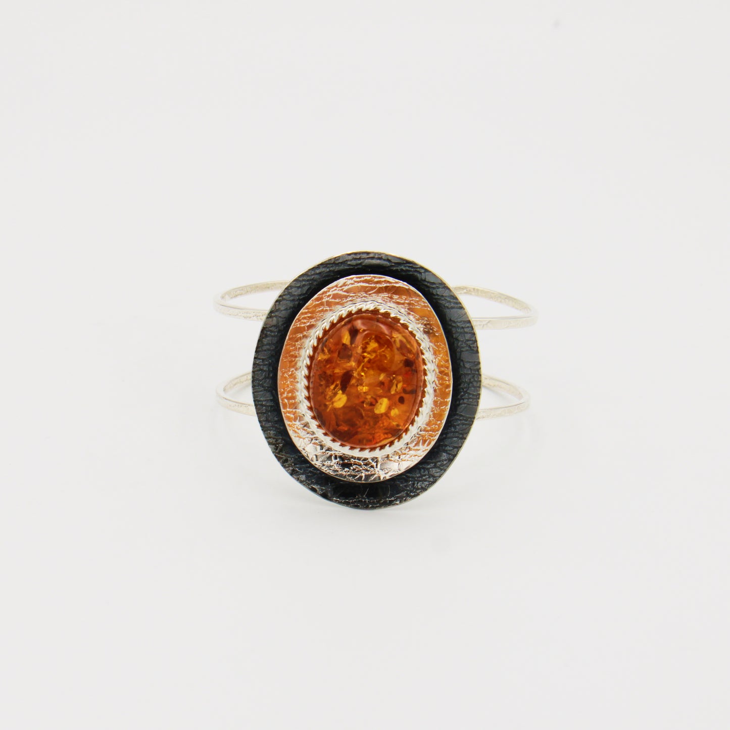 Amber Oval Statement Cuff