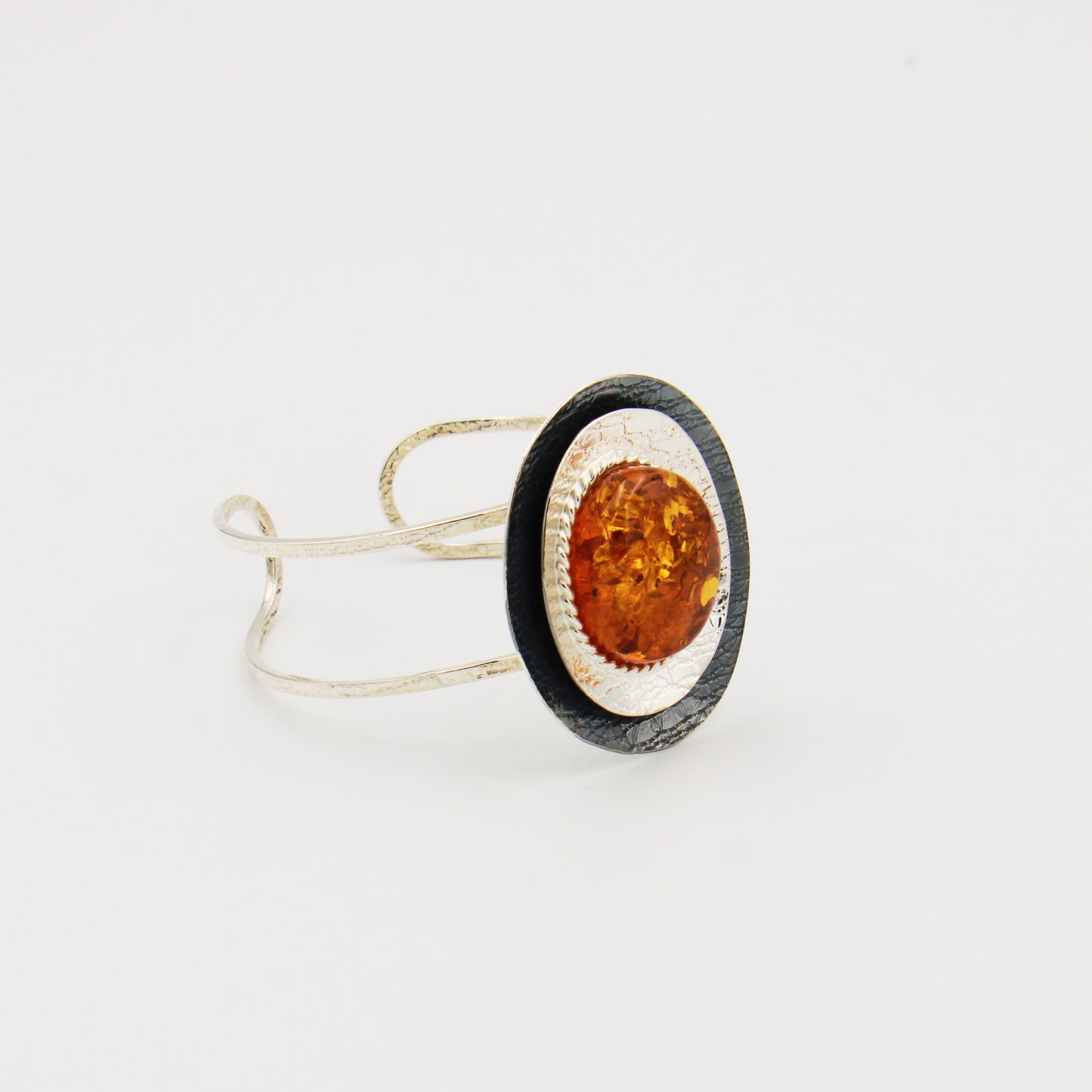 Amber Oval Statement Cuff