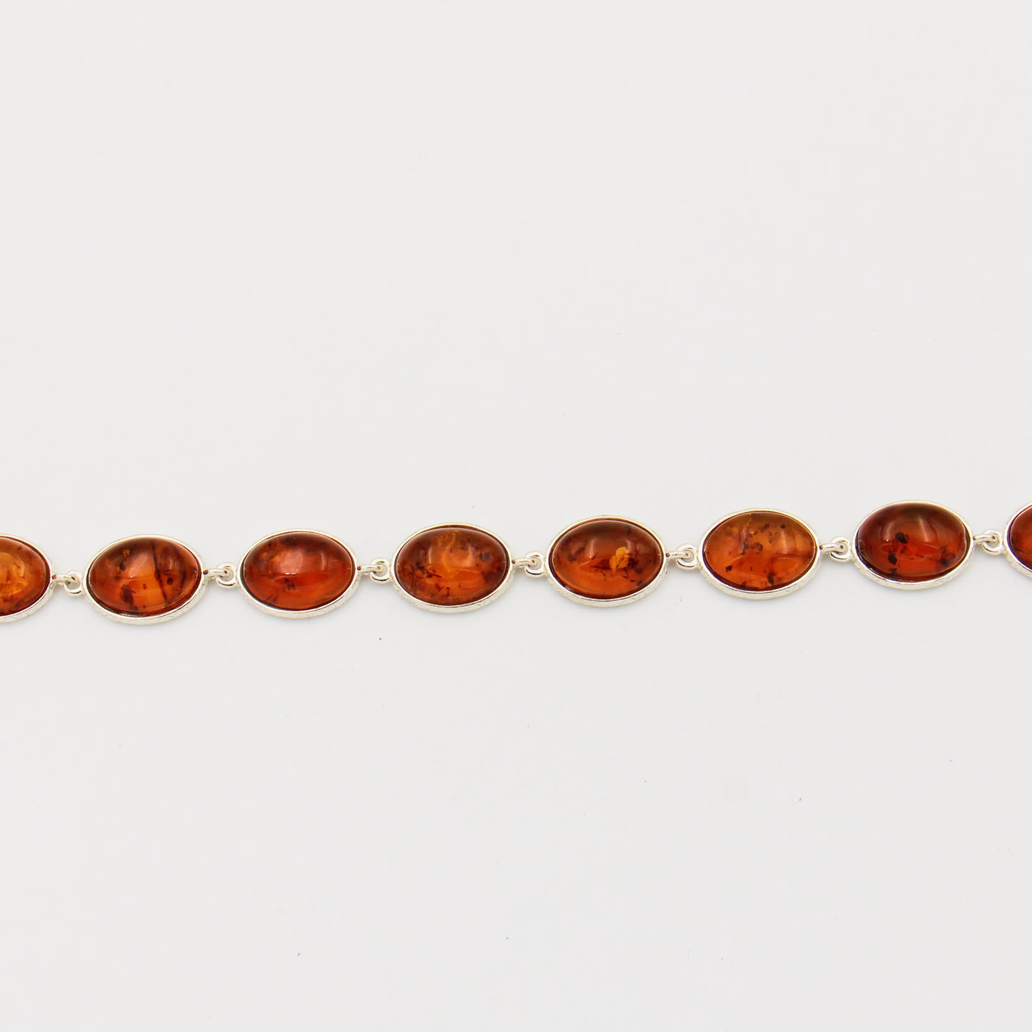 Amber Oval Link Bracelet