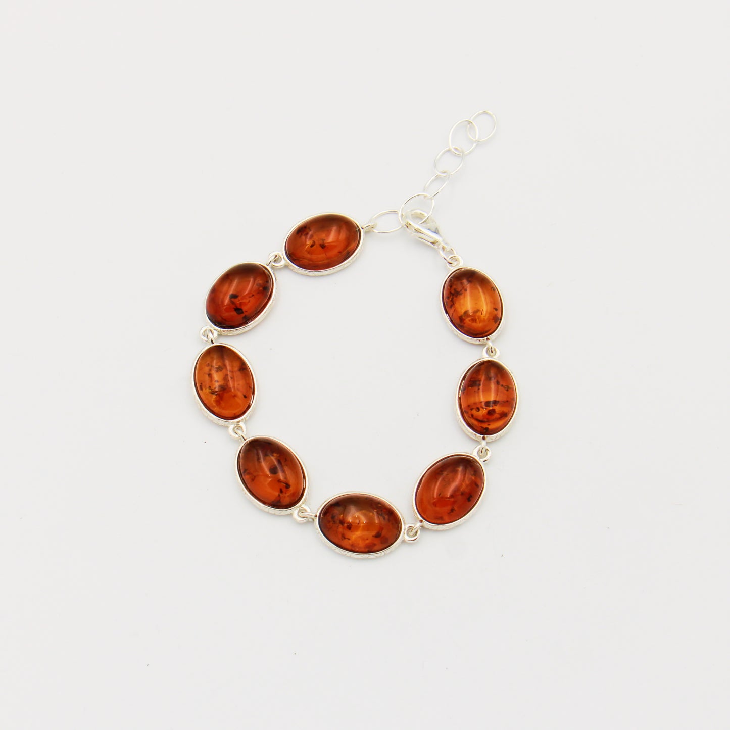 Amber Oval Link Bracelet