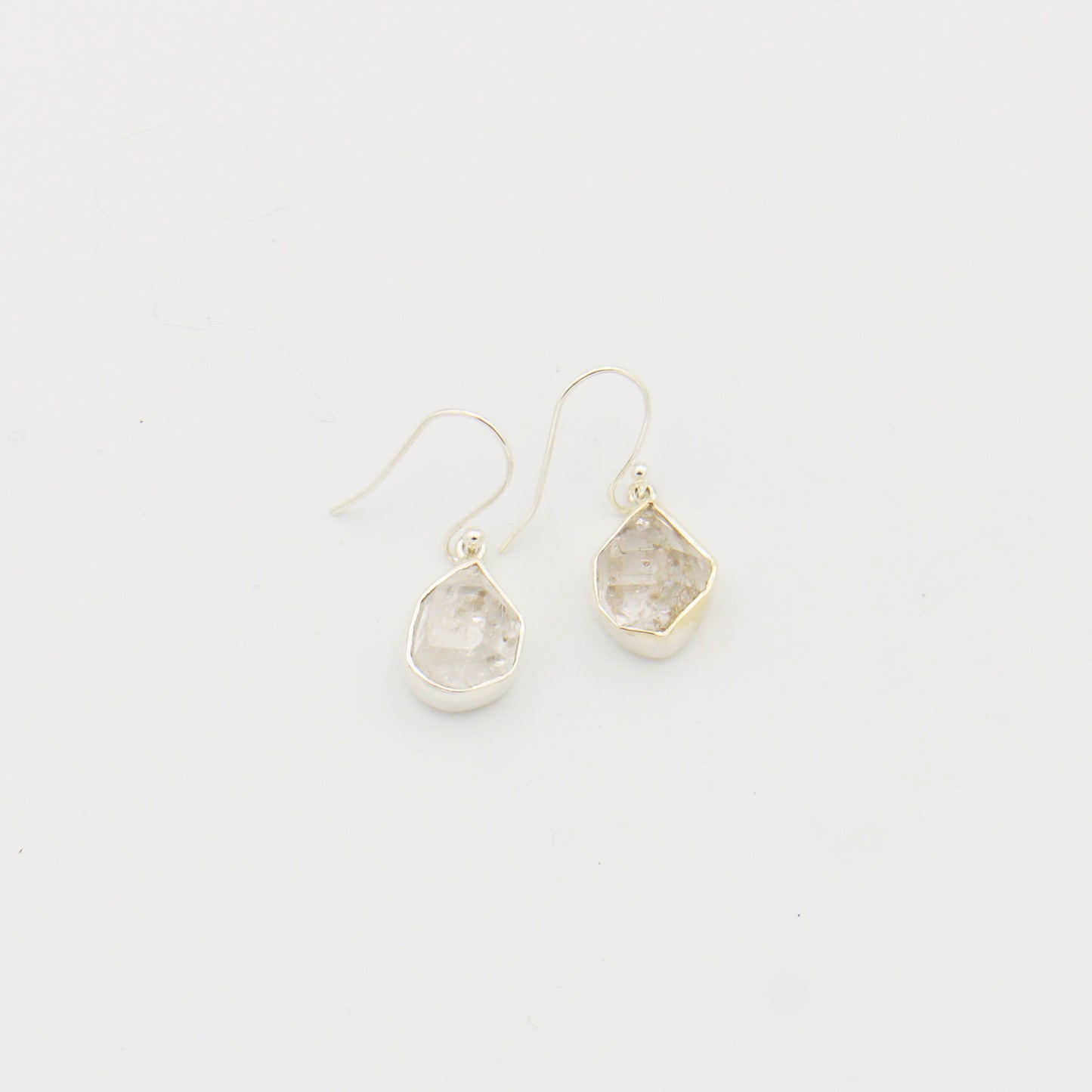 Herkimer Diamond Sterling Drop Earrings