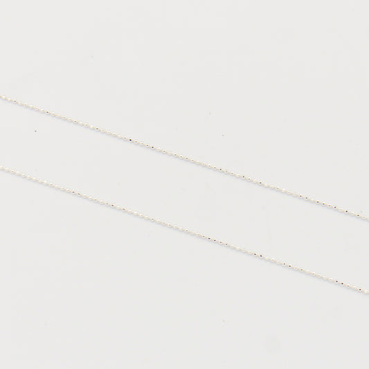 16" Diamond Cut Bead Chain 1mm