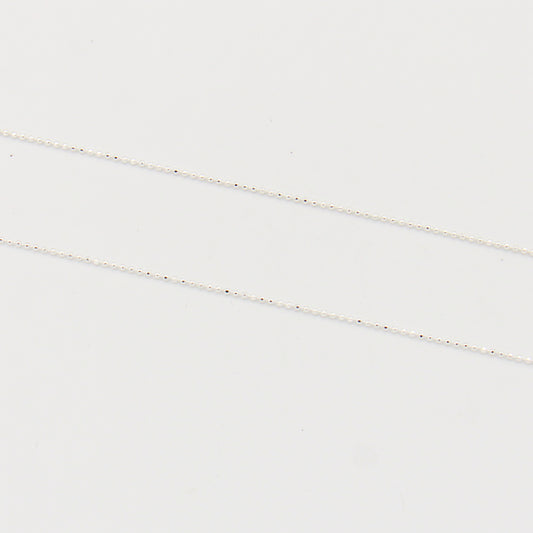 18" Diamond Cut Bead Chain 1mm