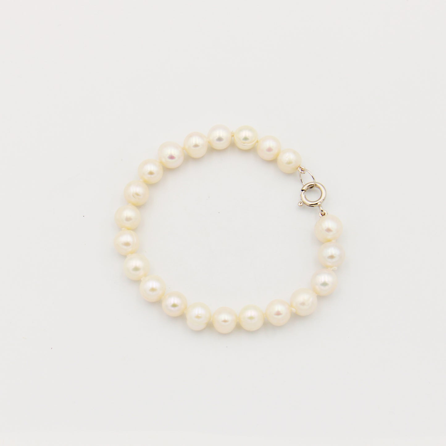 Freshwater Pearl Sterling Bracelet 7.25"