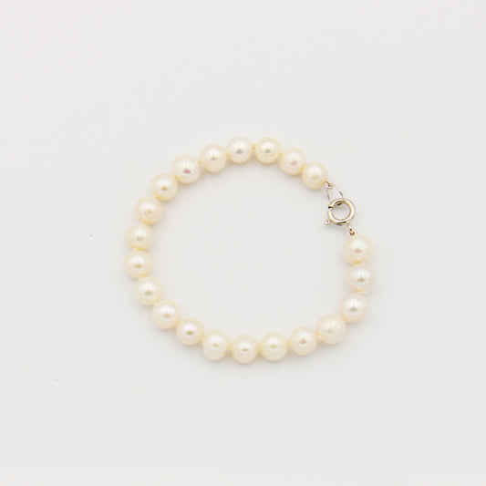 Freshwater Pearl Sterling Bracelet 7.25"