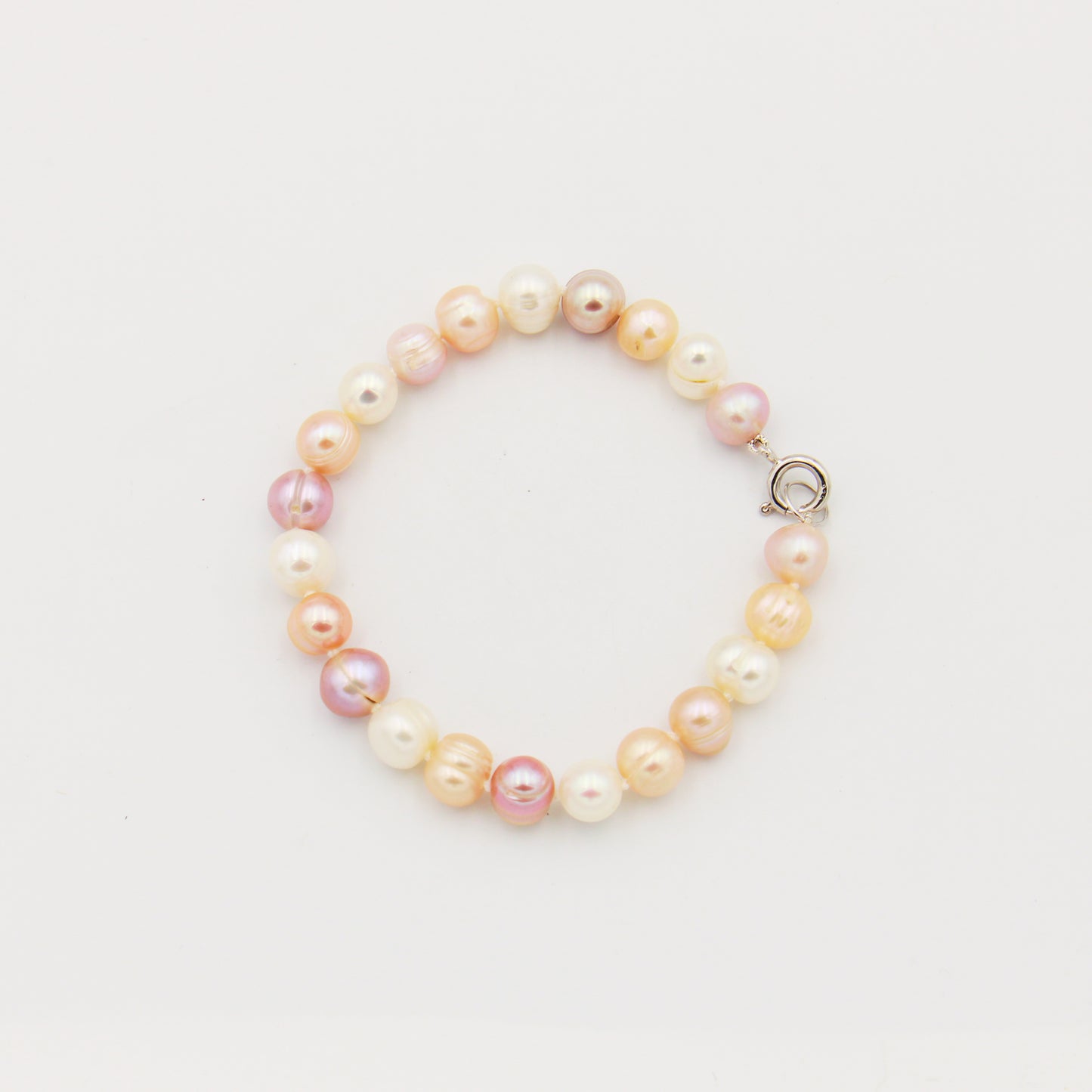 Freshwater Pearl Sterling Bracelet 7.25"