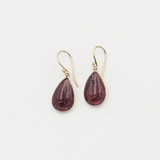 Leland Blue Teardrop Sterling Drop Earrings