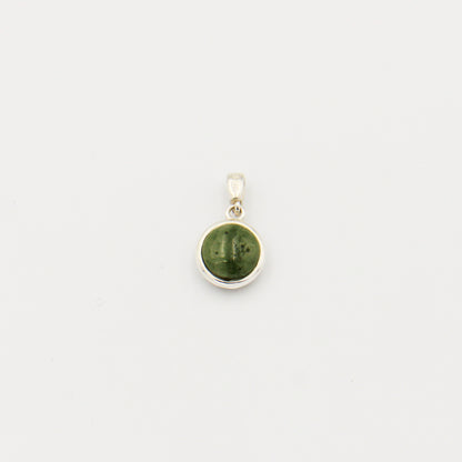 Petoskey & Frankfort Green Reversible Large Oval Pendant