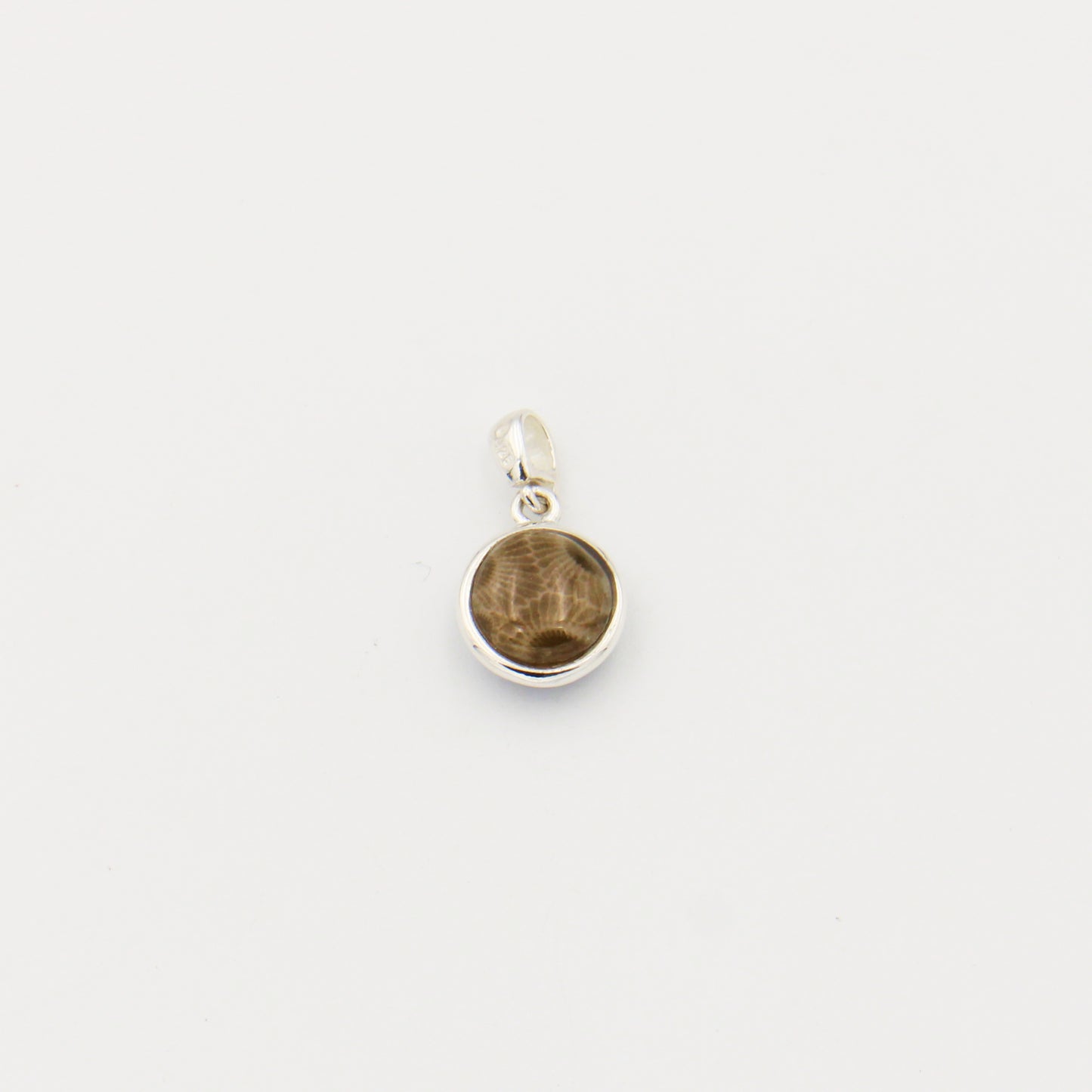 Petoskey & Leland Blue Reversible Large Oval Pendant