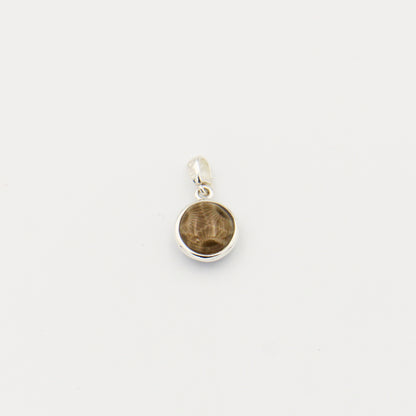 Petoskey & Leland Blue Reversible Large Oval Pendant