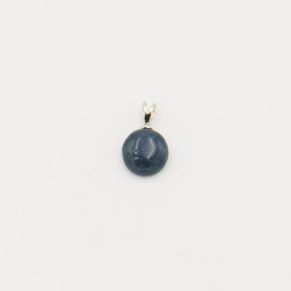 Leland Blue Round 12mm Drilled Pendant