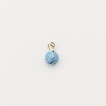 Leland Blue Round 8mm Bead Pendant