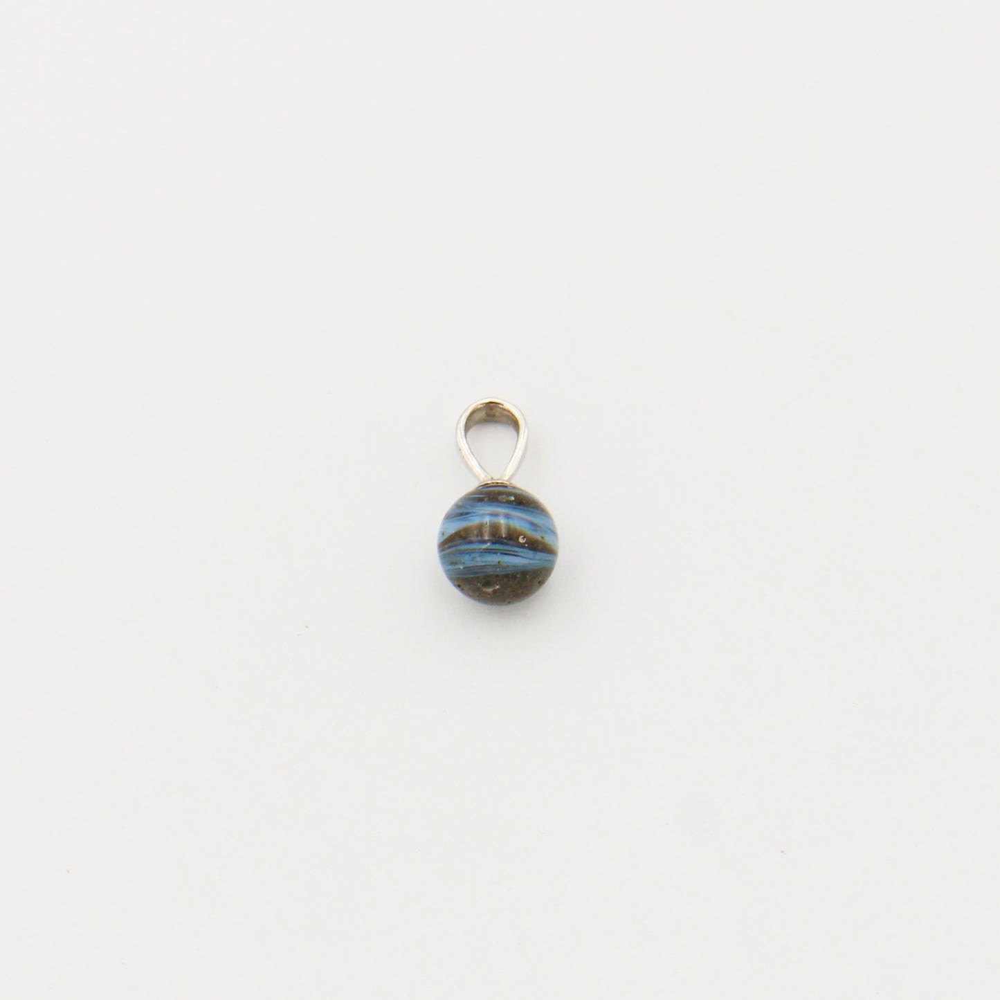 Leland Blue Round 8mm Bead Pendant