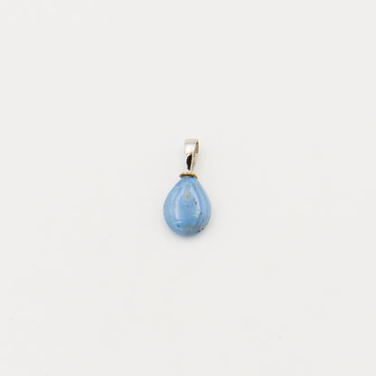 Leland Blue Drilled Teardrop Pendant
