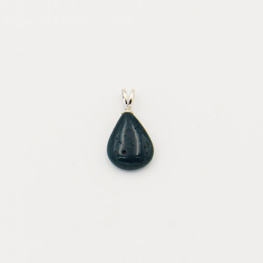Leland Blue Drilled Pear Pendant