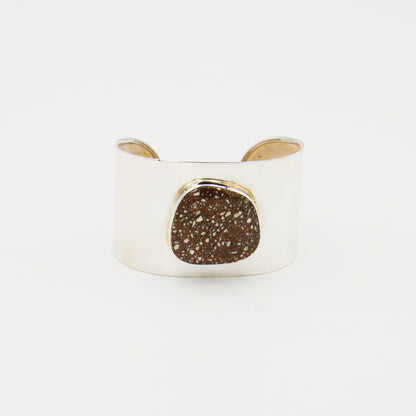 Copper Firebrick Sterling Cuff