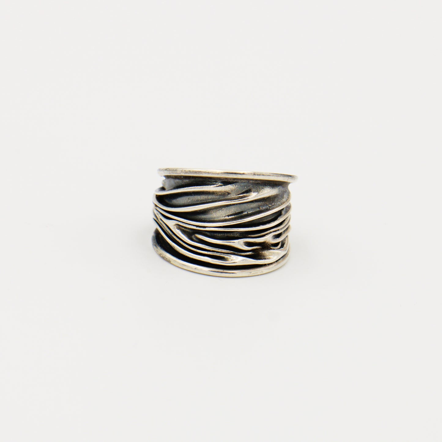 Sterling Silver Branch Statement Ring Size 9