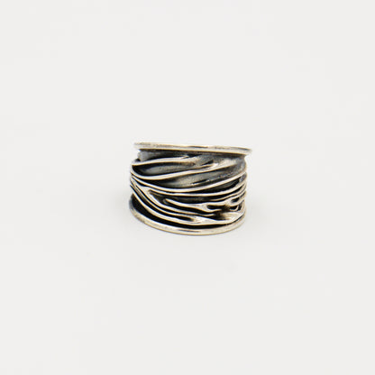 Sterling Silver Branch Statement Ring Size 9