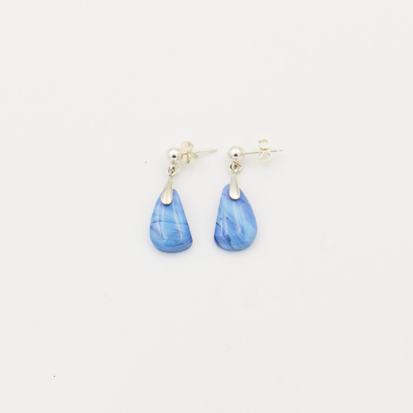 Leland Blue Slice Sterling Earrings