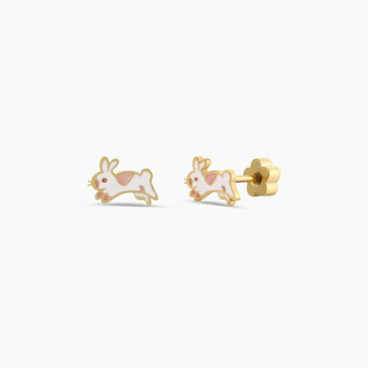 Cute Enamel Flat Back GP Studs