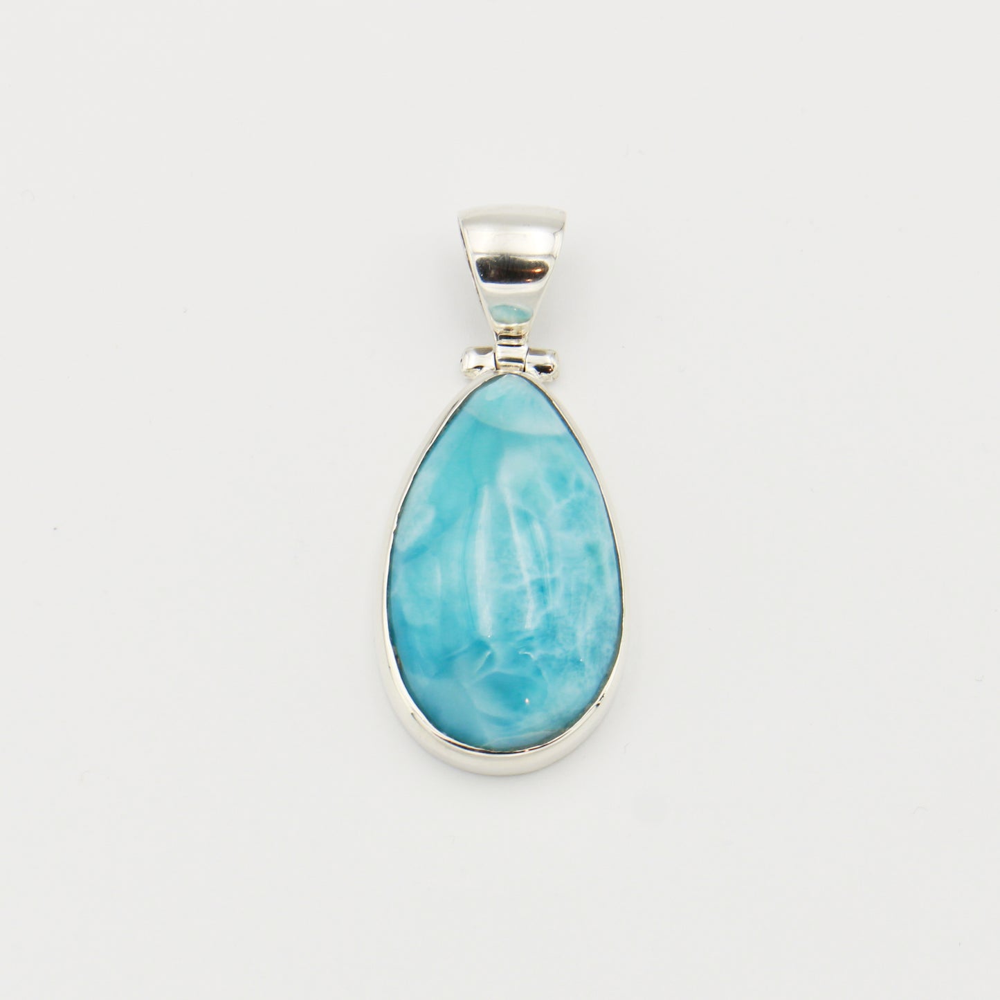 Larimar Large Pear Sterling Pendant : 210000021180
