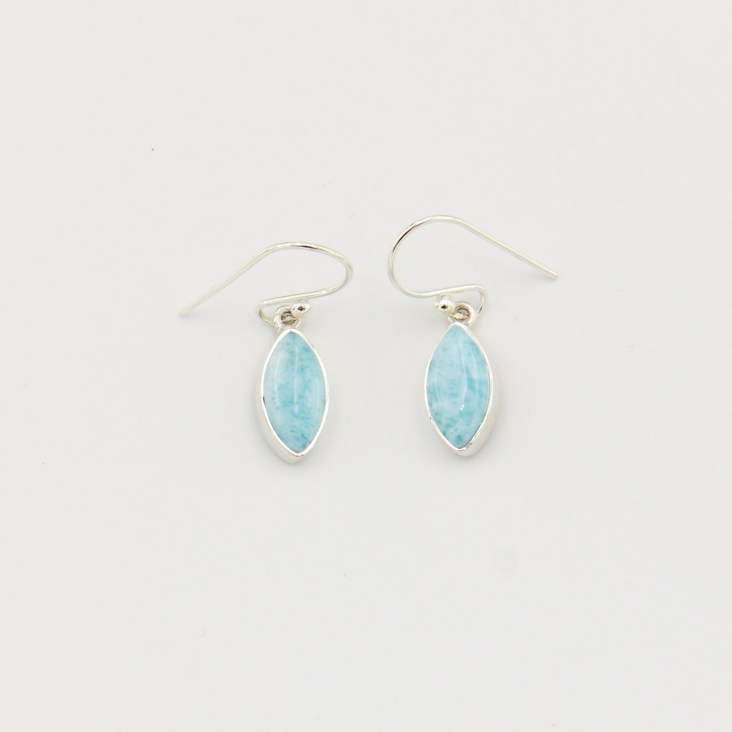 Larimar Marquis Sterling Earrings