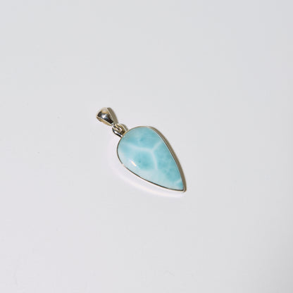 Larimar Pear Sterling Pendant : 210000020246