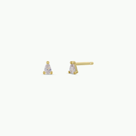 CZ Teardrop GP Studs