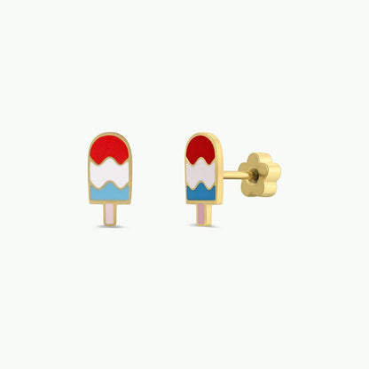 Cute Enamel Flat Back GP Studs