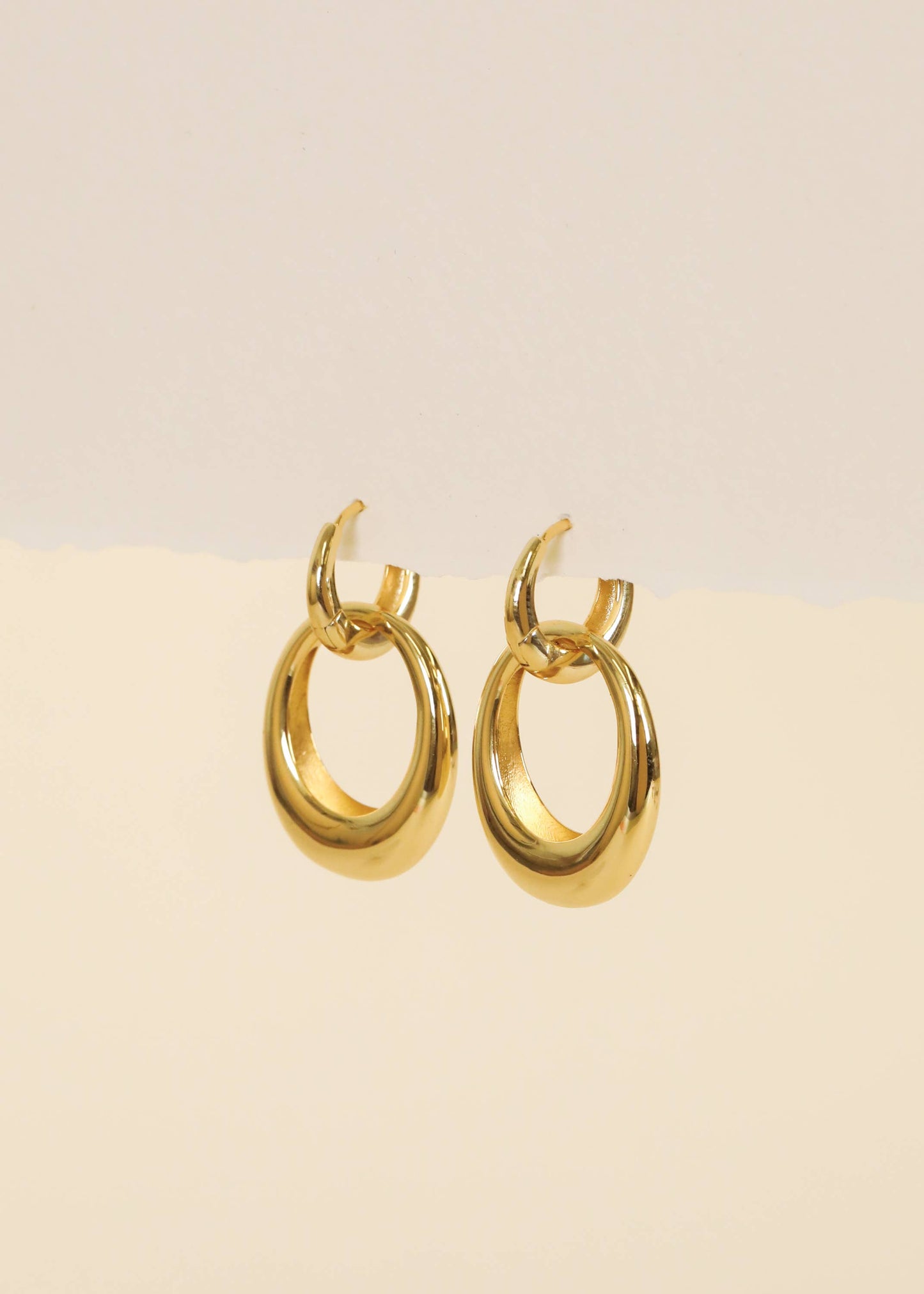 Coupled Hoop GP Earrings