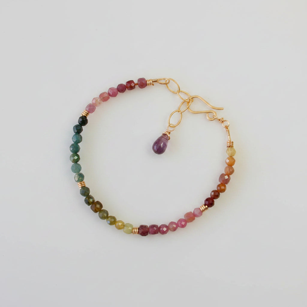 Tourmaline Beaded Bracelet