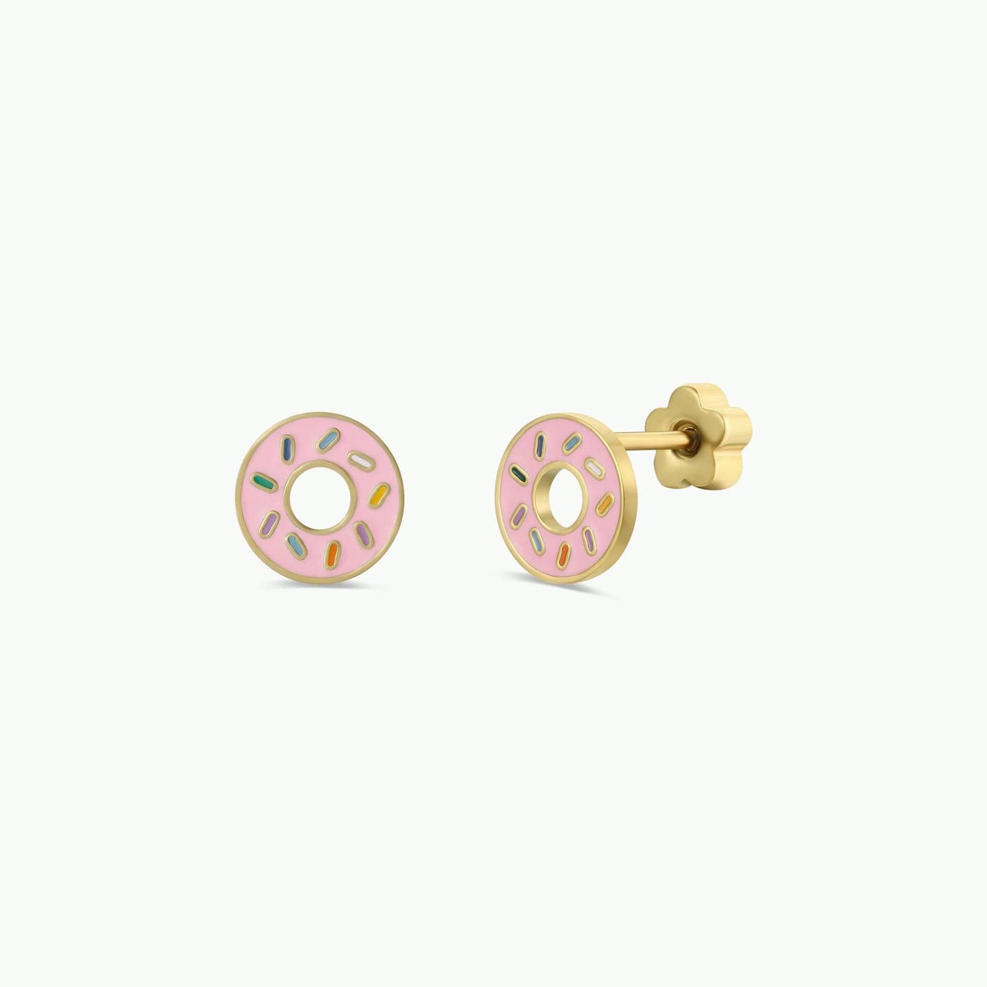 Cute Enamel Flat Back GP Studs
