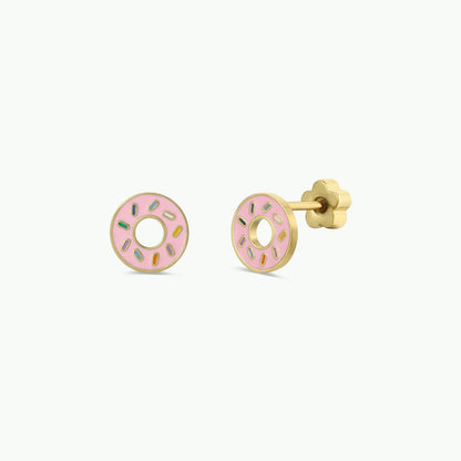 Cute Enamel Flat Back GP Studs