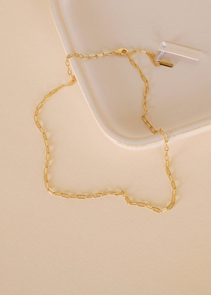 Tiny GP Paperclip Chain 16"-18"