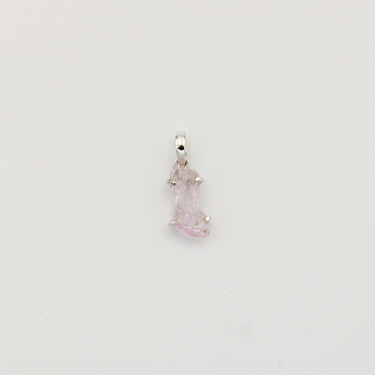Kunzite Rough Sterling Pendant : 210000020737
