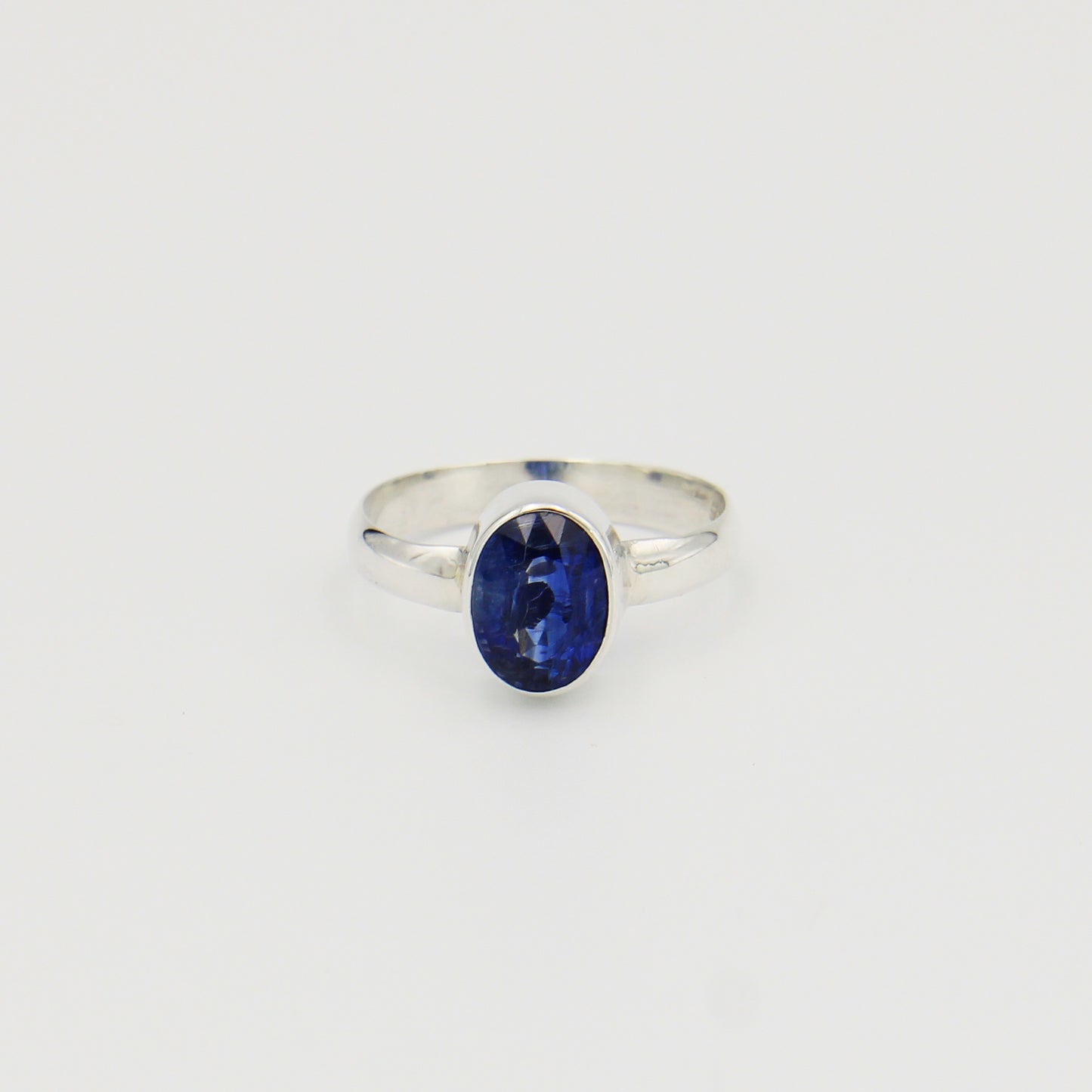 Kyanite Oval Faceted Ring 7