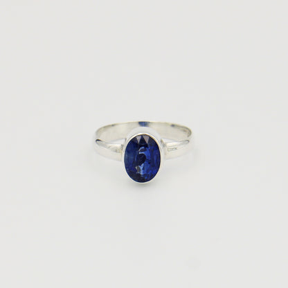 Kyanite Oval Faceted Ring 7