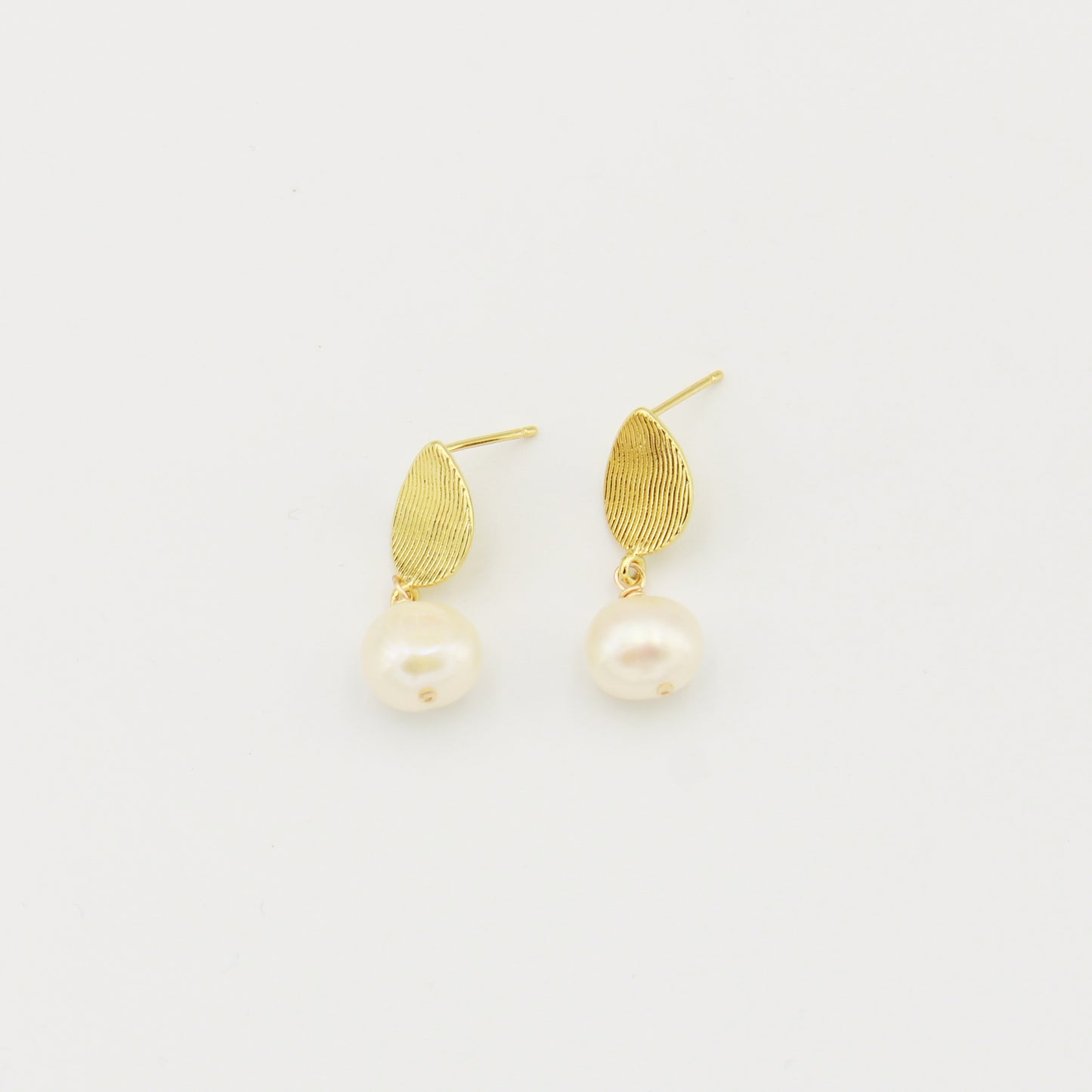 Freshwater Pearl Post GF Earrings