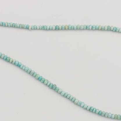Larimar Beaded Sterling Necklace