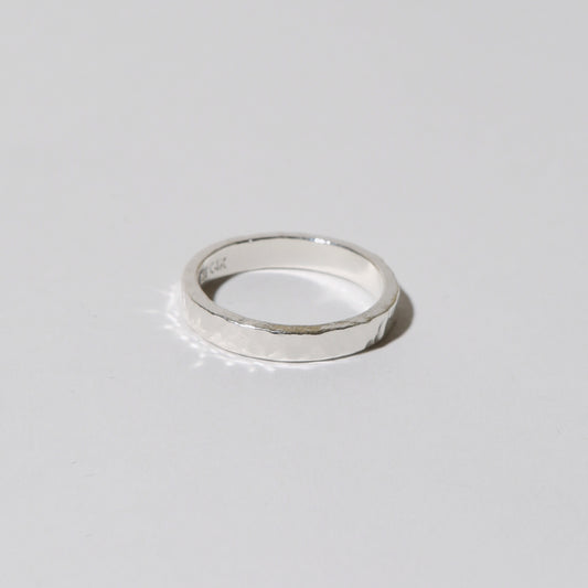 Sterling Silver Hammered Band 7