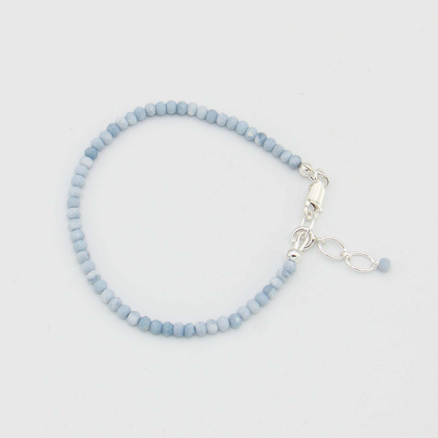 Owyhee Opal Beaded Sterling Bracelet