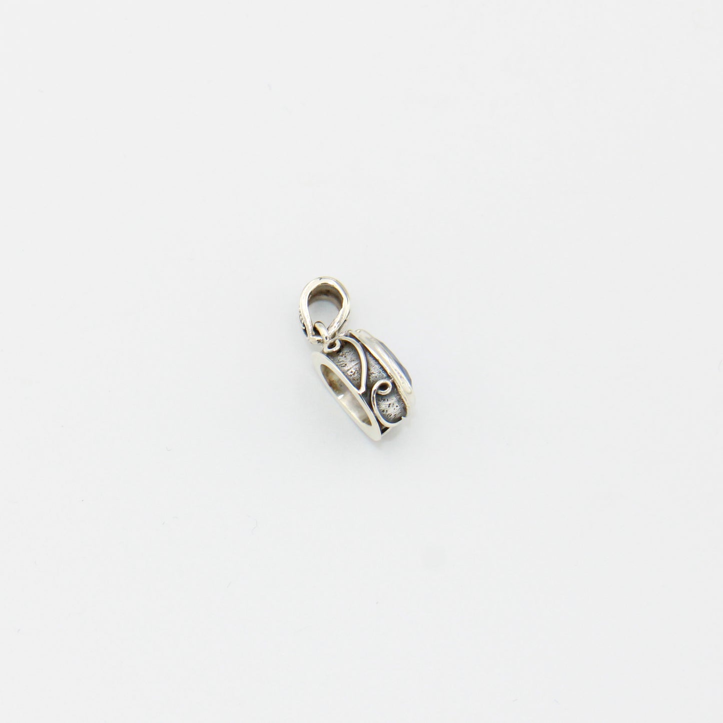 Kyanite Oval Ornate Sterling Pendant