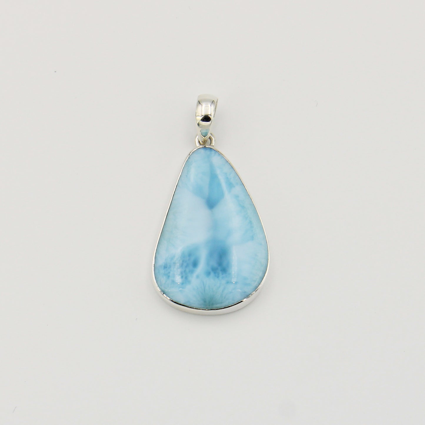 Larimar Pear Sterling Pendant : 210000020723