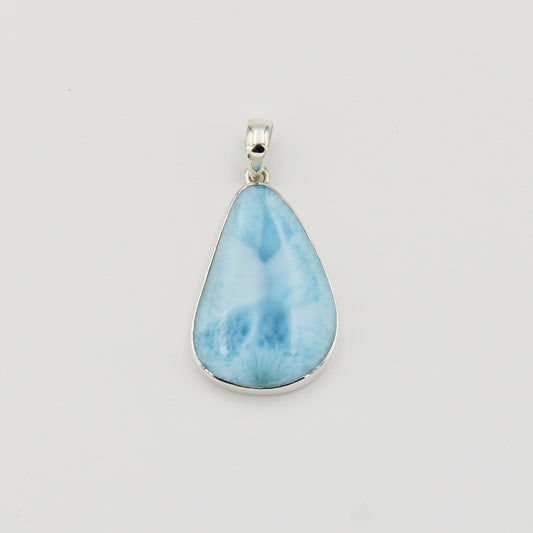 Larimar Pear Sterling Pendant : 210000020723