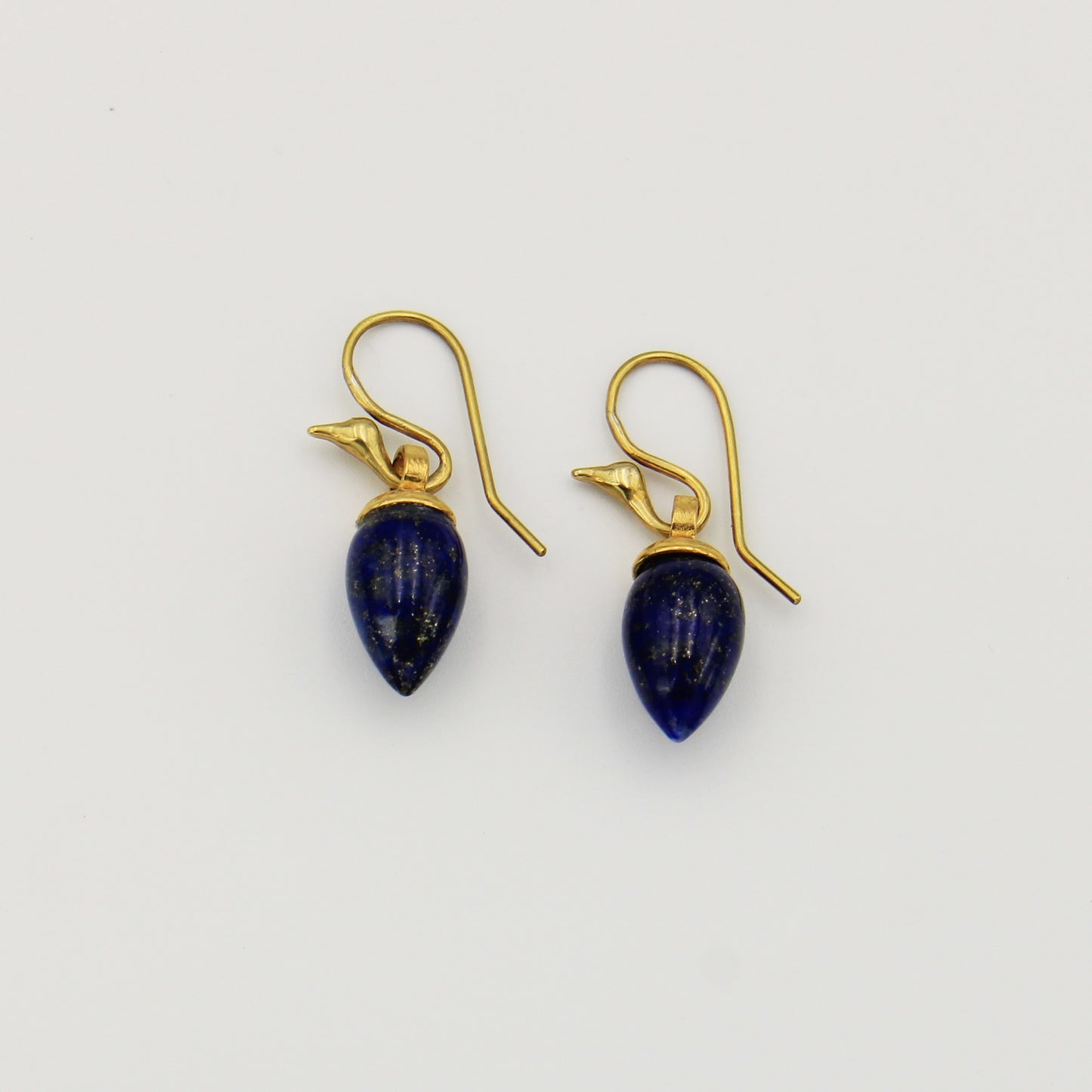 Lapis GF Drop Earrings